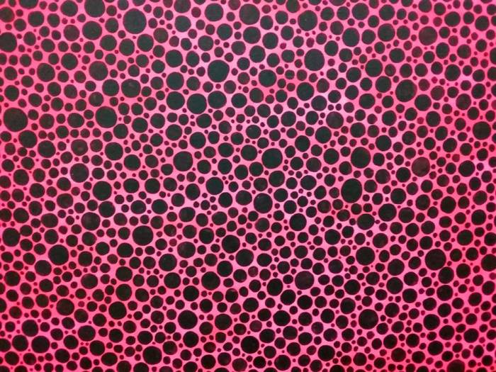 Yayoi Kusama, Red Dots, 1985, dettaglio